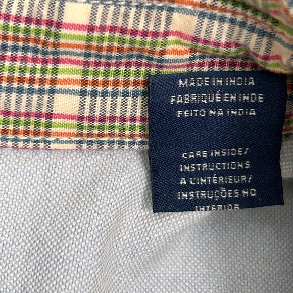 Scotch & Soda Amsterdam Blauw Men’s Tan Multi Color Check Slim fit Shirt, Large - Picture 11 of 12